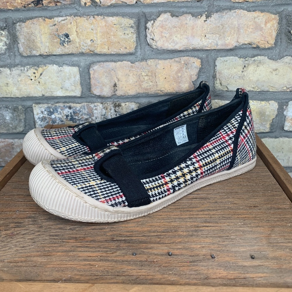 Rocket Dog ‘Batter Up’ Tweed Flats